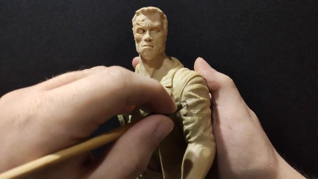 Лепка фигурки - Терминатор T-800 (Terminator T-800)