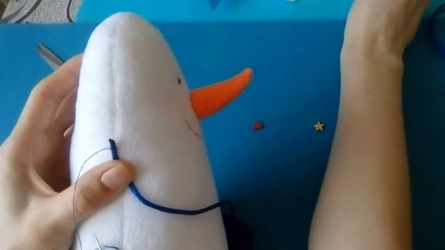 Шьем ручки снеговика. смотреть онлайн
