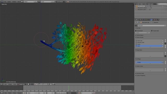 Movie Scene Creation in Blender 3D на русском языке 17 как воспроизвести движение дерева смотреть онлайн