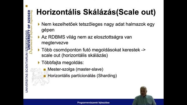Programrendszerek fejlesztése 9. előadás: Adatkezelés смотреть онлайн