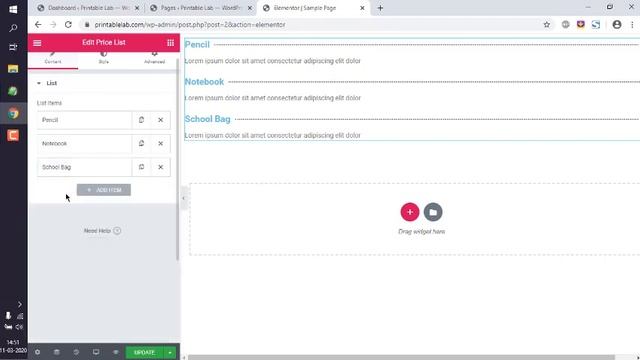 WordPress - How to Add Price List Widget in Elementor смотреть онлайн