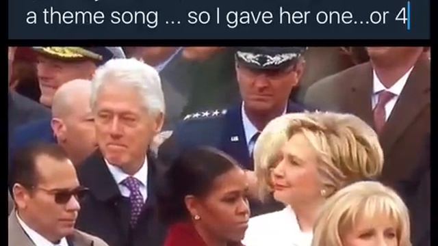 Bill is caught looking at Melania Trump смотреть онлайн