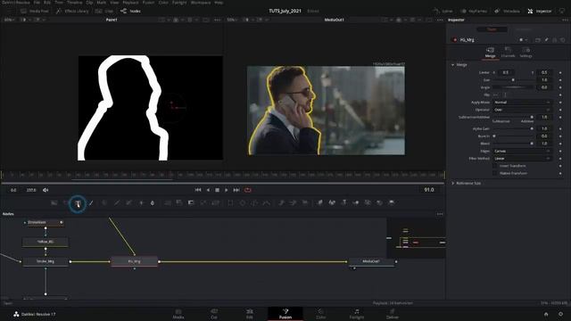 Awesome Freeze-Frame Callout GFX in Resolve 17! - Advanced Fusion Motion Graphics Tutorial смотреть онлайн