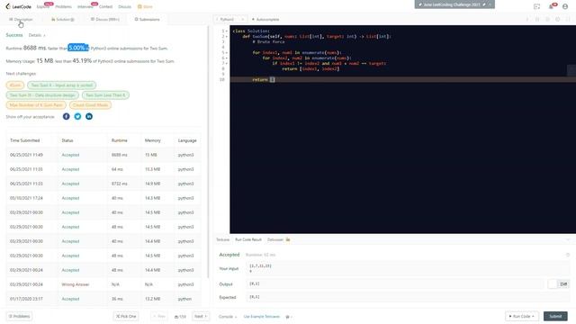 LeetCode -- Two Sum смотреть онлайн