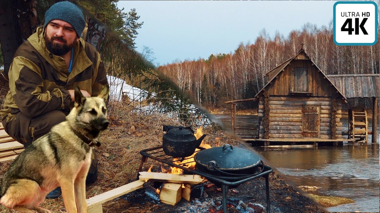 «Угрюм река» Декорации к фильму в д.Каменка р.Чусовая | Готовлю плов в казане смотреть онлайн