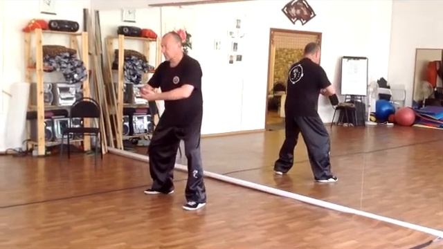 Техническая съемка. 17, 18 и 19 шаг формы чень тайцзи-цюань