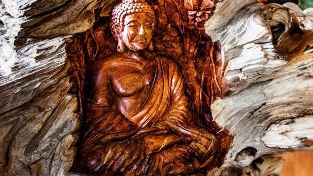 Unknown Buddha Statues. BUDDHAM SARANAM GACCHAMI SONG. Excellent Performance, Female Voices.