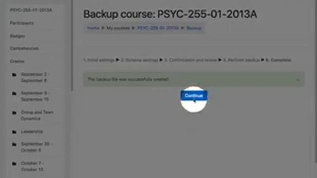 Archiving a Moodle Course Site ("Boost" theme) смотреть онлайн