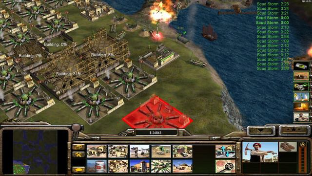 GLA Nuke VS 7 Tank generals 5 000$ start. Command & Conquer TM Generals Zero Hour Mod Reveal. смотреть онлайн