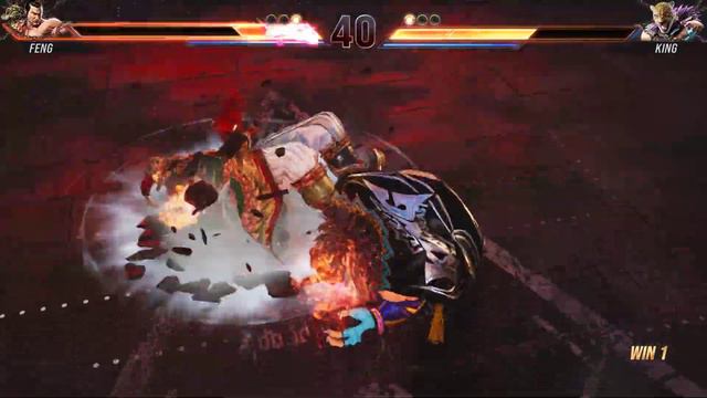Tekken 8 Feng Vs King Aggressive Gameplay Offline Matches (ft5) смотреть онлайн