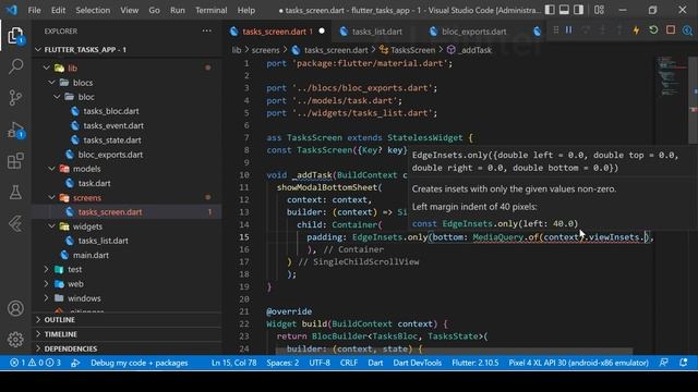 Tasks App [To Do App] Using Flutter BLoC Pattern [2022] - Part 1 смотреть онлайн