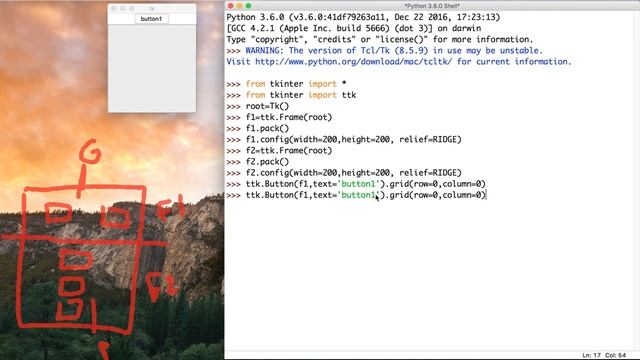 48- Python GUI || Frame- النوافذ смотреть онлайн