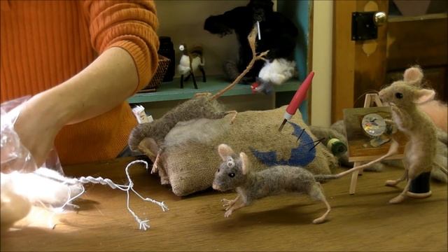 How To Needle Felt - Mouse Series 4: Pelt By Sarafina Fiber Art