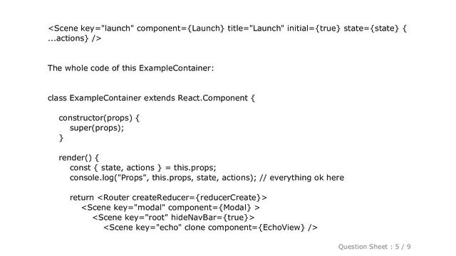iOS : Using react-native-router-flux with redux, how to update state in the view component? смотреть онлайн