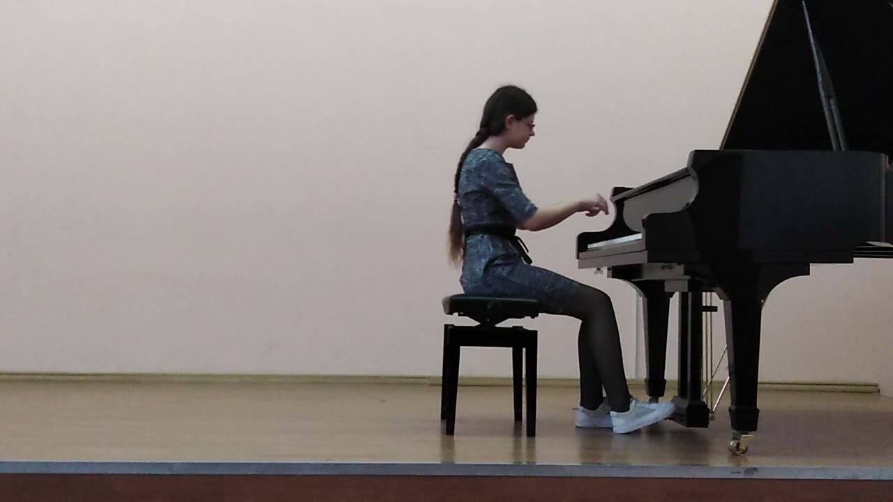 Акимкина Лера 6 класс, М.Мошковский "Этюд" № 7 соч.51, В.Гиллок "Фонтан под дождём" смотреть онлайн