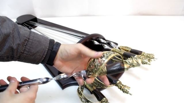 Набор шампуров «Гусары» на настенном панно (6 штук) – обзор от магазина подарков «Счастливый случай смотреть онлайн