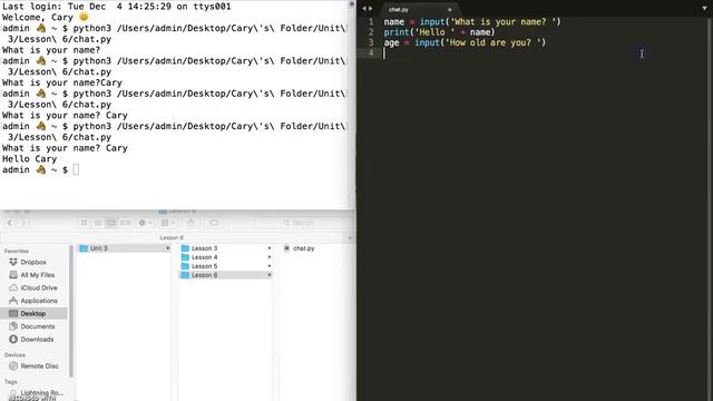 APCSP - Python Input and Output смотреть онлайн