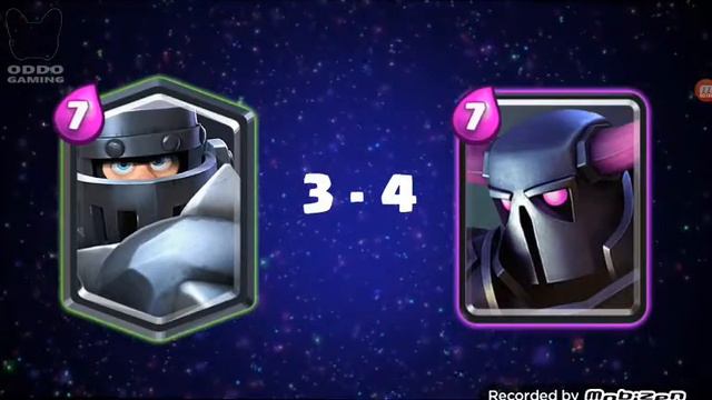 Clash royale peka vs méga chevalier 💪 смотреть онлайн