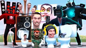 ПРЕВРАТИЛСЯ В ОГРОМНОГО ТВ МЕНА НА 24 ЧАСА в Garry`s Mod! СКИБИДИ ТУАЛЕТ В ГТА 5