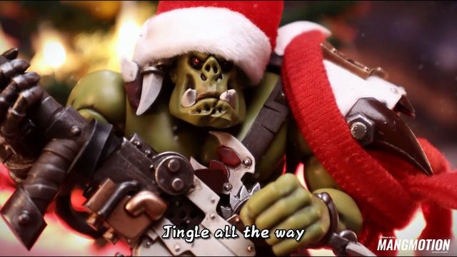 The Goff Rocker - Ere We Go 【WarHammer 40K Orks Song Stop Motion Animation】Made by @Mangmotion смотреть онлайн