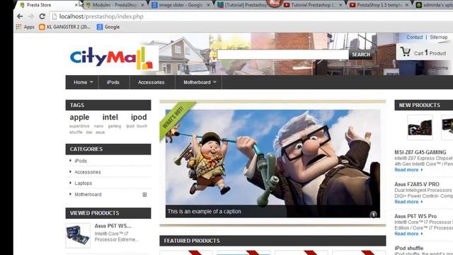 Tutorial Prestashop 1.5.6: 7. Modul Image Slider смотреть онлайн