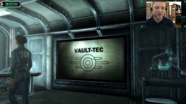 Стрим Fallout 3 c Тихоном #2. День Рождение в убежище 101/ Коза/ Побег. смотреть онлайн