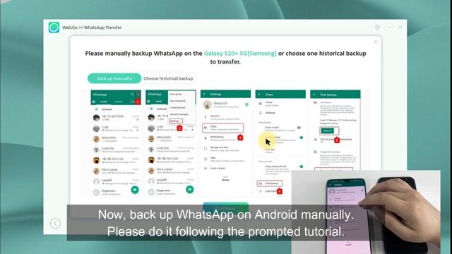 New! How to Transfer WhatsApp from Android to iPhone Using WatsGo 2023 смотреть онлайн