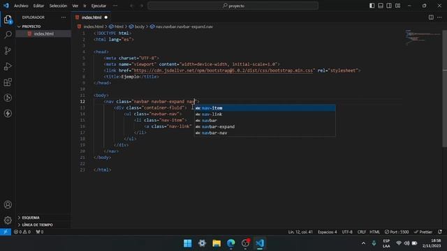 Creación de página web estática con HTML y Bootstrap 5 смотреть онлайн