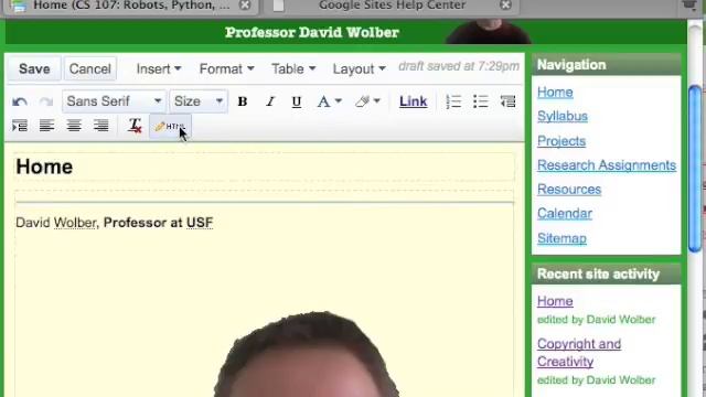 Google Sites Tutorial: Editing HTML смотреть онлайн