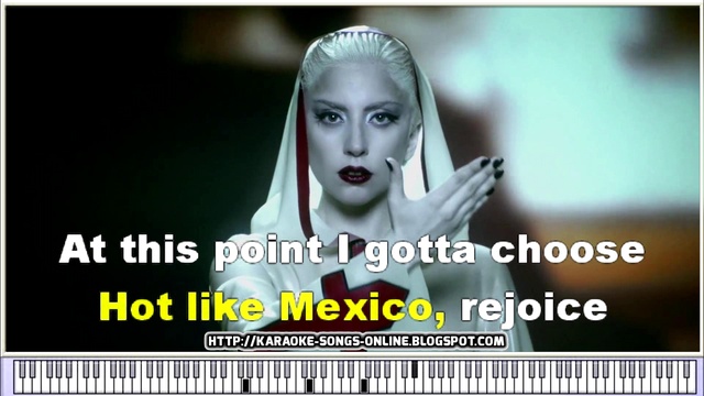 Lady GaGa - Alejandro -Karaoke without Vocal смотреть онлайн