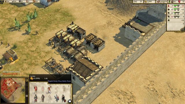 Stronghold Crusader 2 - Skirmish Walkthroughs - Way of the Warior - Mision 1 - Lord of the Desert смотреть онлайн