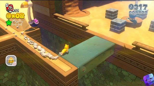 2-1 Conkdor Canyon 🎪 Super Mario 3D World Switch + Wii U 🎪 All Green Stars + Stamp смотреть онлайн