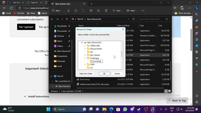 How To Download And Install Microsoft Office 365 For Free | Download Genuine Office 365 For in 2023 смотреть онлайн