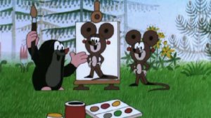 Крот-художник