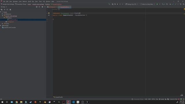 Unity Tutorial: Creating Your Own Custom Unity Package in Git смотреть онлайн