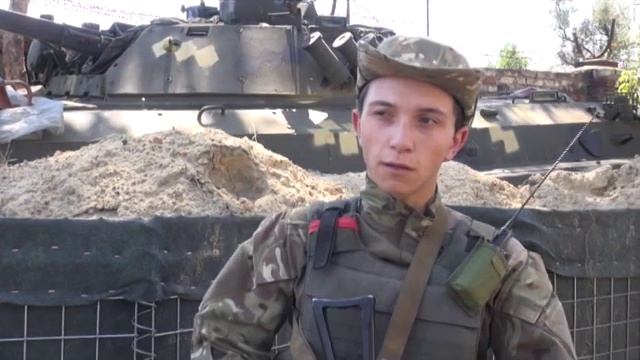 Луганская ТЭС под надежным присмотром украинских военнослужащих смотреть онлайн