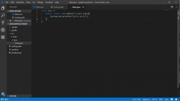 Build JAVA project and create JAR file using Gradle