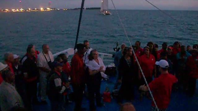Georgia Gospel Choir perform impromptu show on FURY Sunset Sail in Key West смотреть онлайн