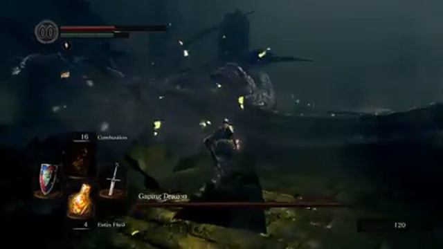 Dark Souls Gaping Dragon Fight смотреть онлайн