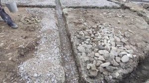 круглый дом подготовка фундамента