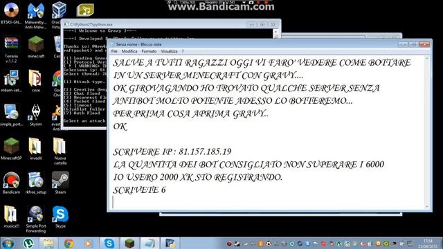 come bottare un server minecraft facendolo crashare !! смотреть онлайн