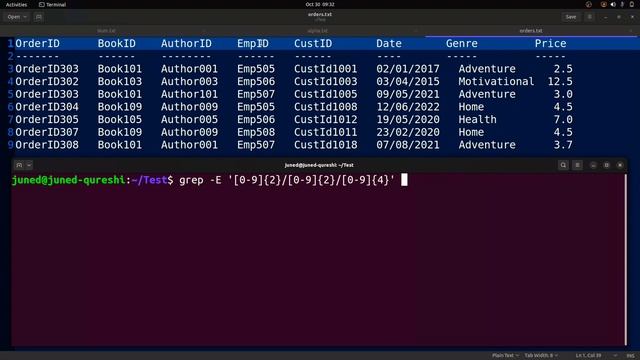 Pattern Search using grep ERE and {n} Quantifier in Linux | grep command смотреть онлайн