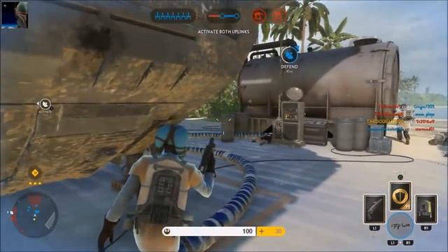 Star Wars Battlefront - Rogue One Scarif DLC Walker Assault Gameplay PS4 60fps (No Commentary) смотреть онлайн