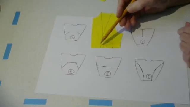 Моделирование 1. Перевод вытачки. смотреть онлайн