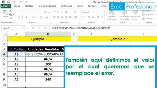 #N/A, #DIV/0, #¡VALOR! Curso de excel para corregir errores con función SI.ERROR | Excelprofesional смотреть онлайн