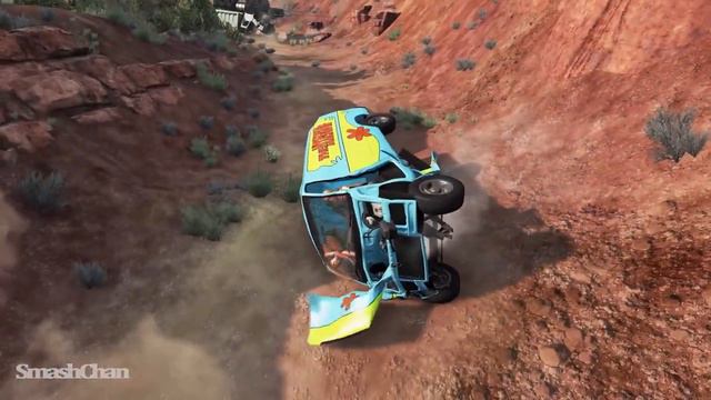 BeamNG DRIVE ОБРЫВ МАШИН С ГОРЫ смотреть онлайн