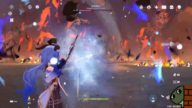 Ganyu solo Azhdaha No damage. смотреть онлайн