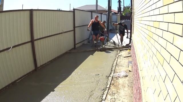 Бетонирование придмовой территории Анапа