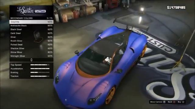 GTA 5 - Top 5 Paint job for Pegassi Osiris смотреть онлайн