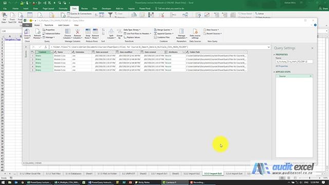 Import AND combine CSV files in Excel смотреть онлайн